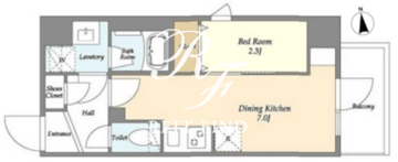 グランカーサ上野松が谷 803 間取り図