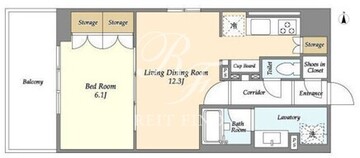 コンフォリア浅草松が谷 901 間取り図