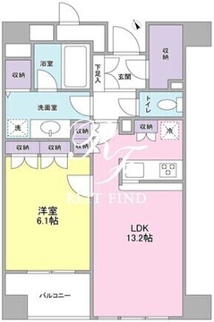 グランカーサ銀座イースト 402 間取り図