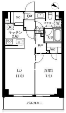 ザ・ケンジントン・レジデンスときわ台 524 間取り図