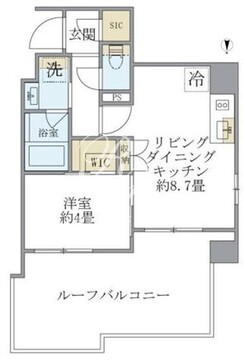プラティーク目白 801 間取り図