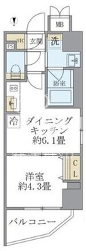 プラティーク目白 701 間取り図