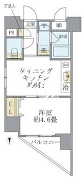 プラティーク目白 303 間取り図