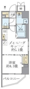 プラティーク目白 201 間取り図