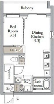ライブカーサ千鳥町 301 間取り図