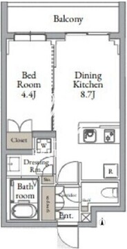 ライブカーサ千鳥町 302 間取り図