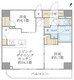 アジールコート町屋 1101 間取り図