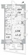 メイクス浅草イースト 703 間取り図