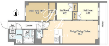 アジールコート練馬中村橋 317 間取り図
