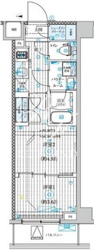 ジェノヴィア世田谷砧2 302 間取り図