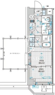 ジェノヴィア世田谷砧2 501 間取り図