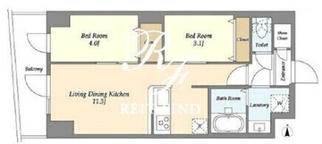 アルファコート曳舟2 707 間取り図