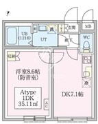 スカイラシクラス田園調布本町 101 間取り図