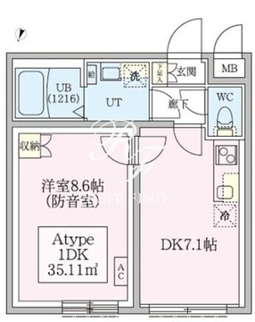 スカイラシクラス田園調布本町 201 間取り図
