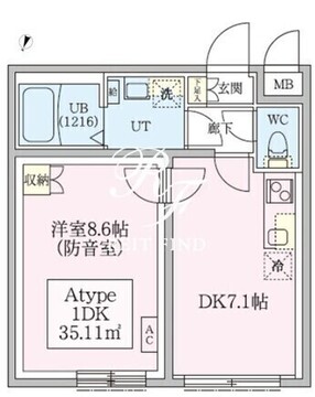 スカイラシクラス田園調布本町 301 間取り図