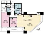 ザ・パークハウス西新宿タワー60 5009 間取り図