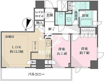 パークハウス平河町 1004 間取り図