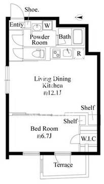 アバンティア阿佐ヶ谷南 102 間取り図