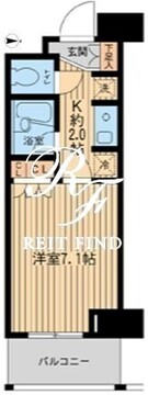 エコロジー東陽町プロセンチュリー 607 間取り図