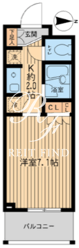 エコロジー東陽町プロセンチュリー 806 間取り図