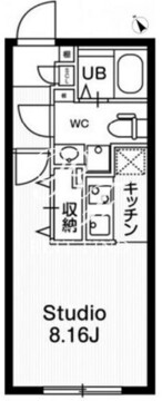 パセオ文京茗荷谷 205 間取り図