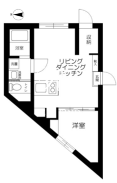 目黒1丁目レジデンス 202 間取り図