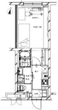 リアルワン要町 102 間取り図