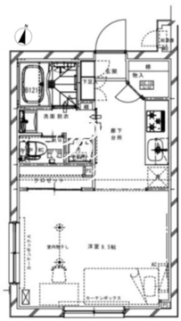 リアルワン要町 404 間取り図