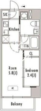 グランパセオ亀有 1002 間取り図