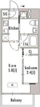 グランパセオ亀有 702 間取り図