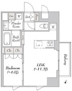 ルミーク三軒茶屋 1101 間取り図