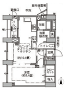 東雲キャナルコートCODAN 14-1014 間取り図