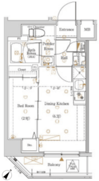 ログ東京スカイツリー 201 間取り図