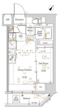 ログ東京スカイツリー 502 間取り図