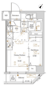 ログ東京スカイツリー 702 間取り図