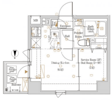 ログ東京スカイツリー 303 間取り図