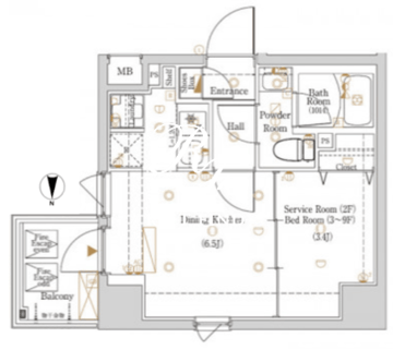ログ東京スカイツリー 902 間取り図