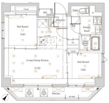 ログ東京スカイツリー 1001 間取り図