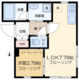ブライト住吉 202 間取り図