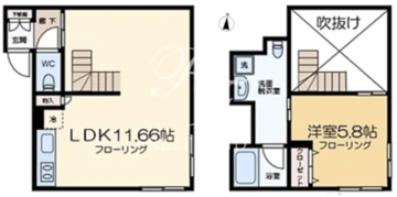 ブライト住吉 401 間取り図