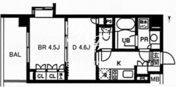 レジディア池袋 312 間取り図