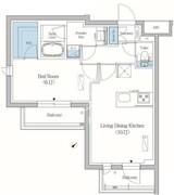 プライムブリス品川旗の台 410 間取り図