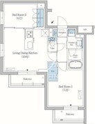 プライムブリス品川旗の台 310 間取り図