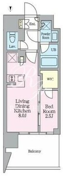 クレストコート東陽町 301 間取り図