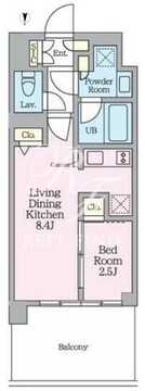 クレストコート東陽町 303 間取り図