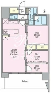 クレストコート東陽町 510 間取り図