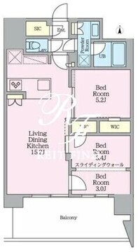 クレストコート東陽町 810 間取り図