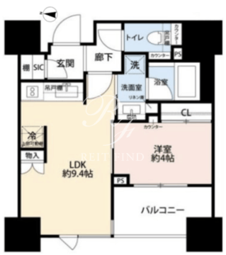 ブリリア亀戸 902 間取り図