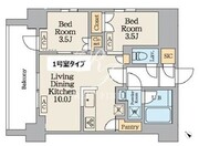 ガーデンザヴィス南蒲田 301 間取り図