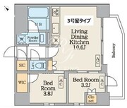 ガーデンザヴィス南蒲田 303 間取り図